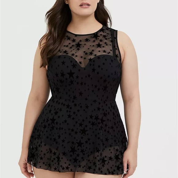 torrid Other - Torrid 1x star mesh swimsuit 1 piece